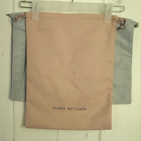 Stuart Weitzman Lot Of 2 Dust Shoe Bags - Picture 1 of 10